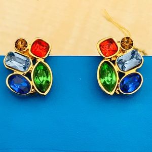 Colorful clip on earrings from Nordstrom